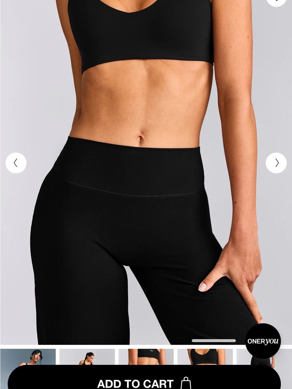 Oner Active SoftMotion Straight Leg Pant - Black, size small - Picture 3 of 6